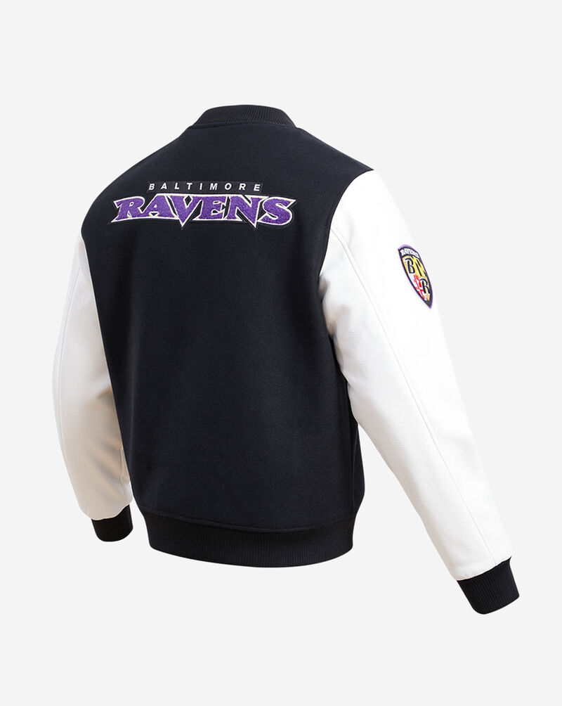 Pro Standard NFL Baltimore Ravens Varsity Jacket FBR641148-BLW Black 3