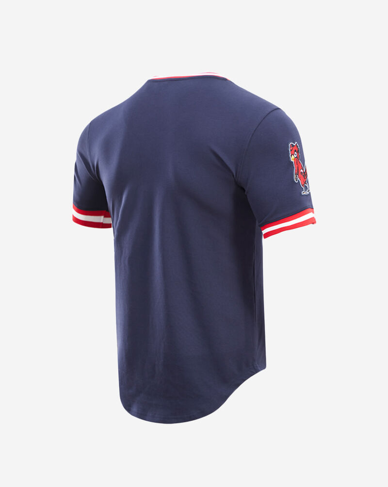 PRO STANDARD St. Louis Cardinals Classic Chenille Double Knit Tee  LSC131938-MDN Blue 3