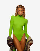 adidas  IVY PARK Turtleneck Rib Knit Bodysuit HC5969 Green 1