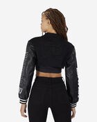 Cropped Racing Denim Jacket