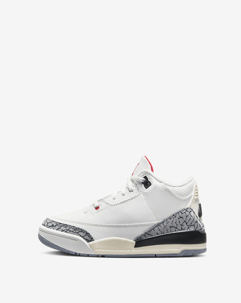 Jordan Pre-School Air Jordan 3 Retro DM0966-100 White 1