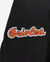 Baltimore Orioles Retro Classic Rib Fleece Cropped Pullover Hoodie