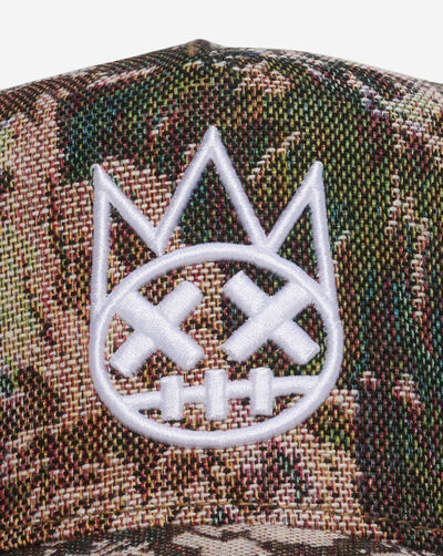 Repeat Tapestry Mesh Back Trucker Hat