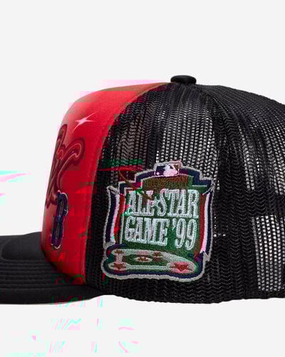 Boston Red Sox Trucker Air Brush Adjustable Hat Boston Red Sox Trucker Air Brush Adjustable Hat