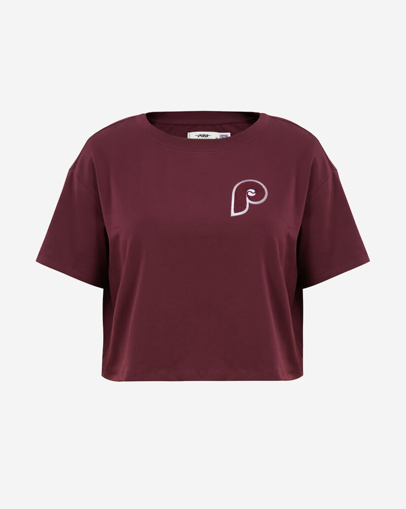 PRO STANDARD Philadelphia Phillies Short Sleeve Classic Boxy Tee  LPHA34592-WNE Red 1