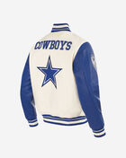 Dallas Cowboys Retro Classic Rib Wool Varsity Jacket