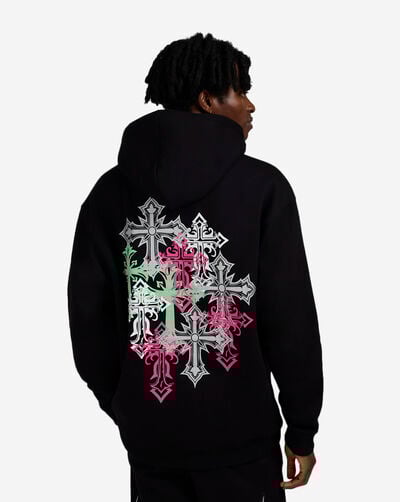 Multi Color Cross Hoodie Multi Color Cross Hoodie