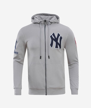 New York Yankees Classic Chenille Double Knit Full-Zip Pull Over Hoodie 