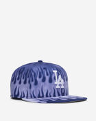 New Era 59Fifty Los Angeles Dodgers Flames Fitted Hat 60949335 Blue 1