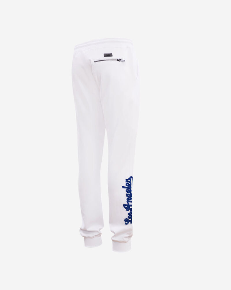 PRO STANDARD Los Angeles Dodgers Classic Chenille Double Knit Jogger LLD431602-WHT White 3