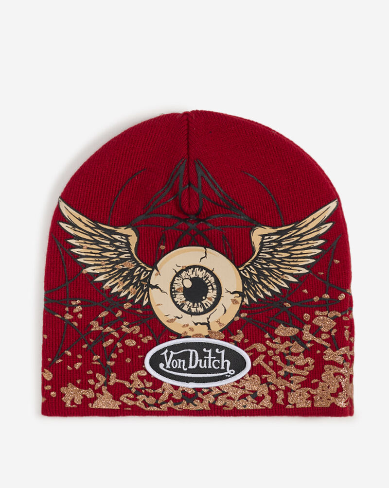 Von Dutch Infinite Beanie  VDCB0020 Red 1