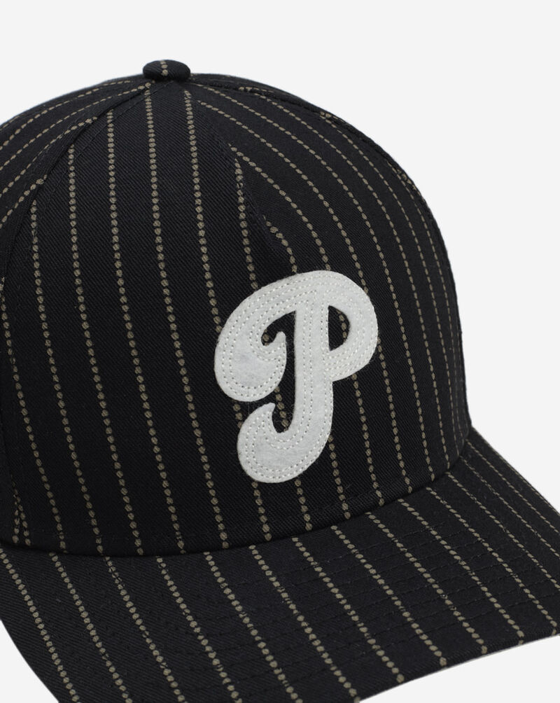 New Era 9Forty Philadelphia Phillies A-Frame Dotted Pinstripe Energy Snapback Hat  60745190 Black 2