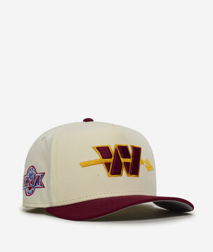 9Fifty Washington Commanders Curve A-Frame Snapback Hat
