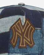 New Era 9Fifty New York Yankees A-Frame Denim Patchwork Snapback Hat 60833842 Multi 2
