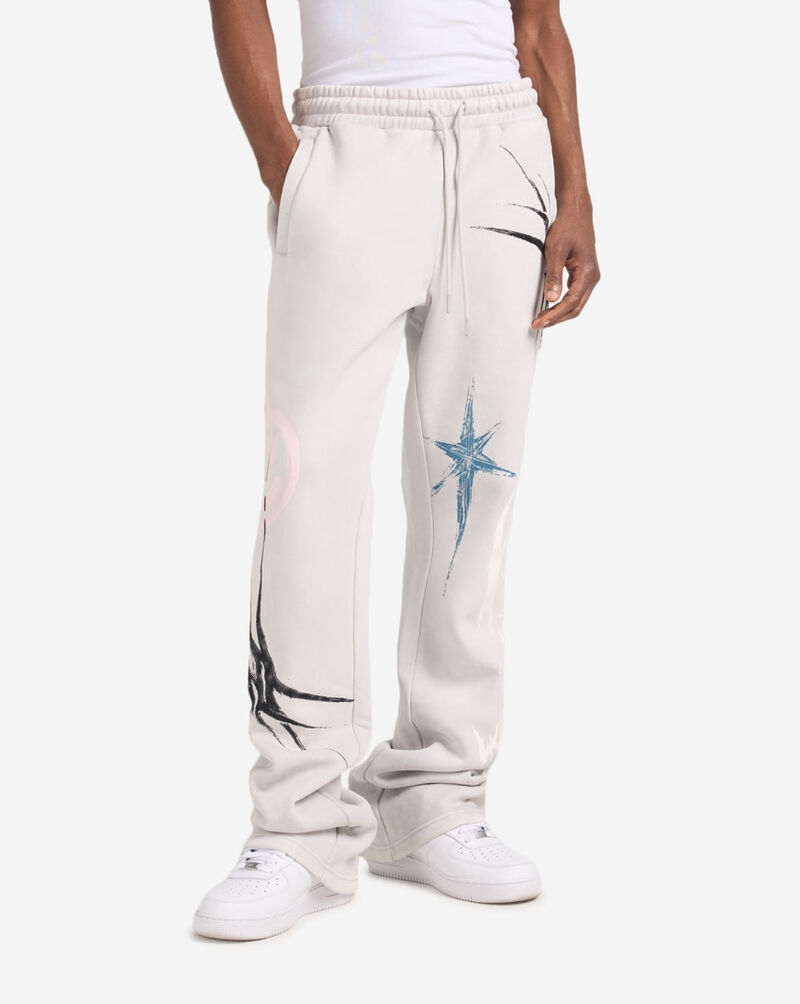 Smoke Rise Truth Fleece Pants FP26F558SNZ-MIC White 1