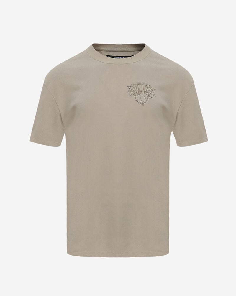 PRO STANDARD New York Knicks Neutral Drop Shoulder Tee BNK158150-TAU Beige 1