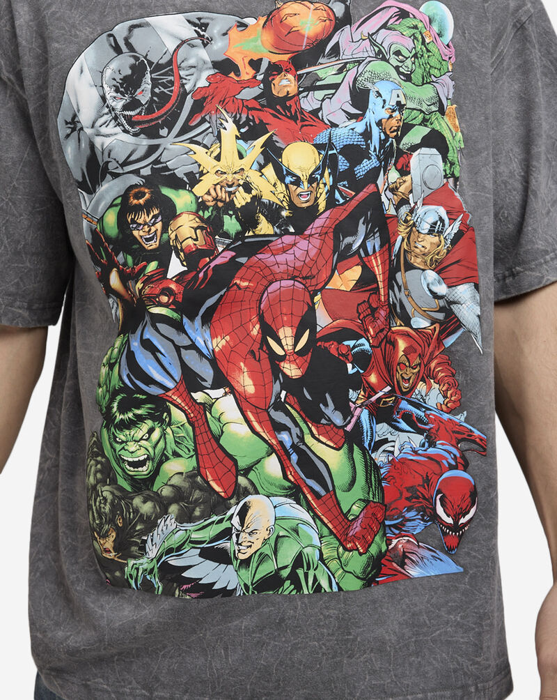 Graphic Tees Marvel Tee 6VSN008-CHA Grey 3