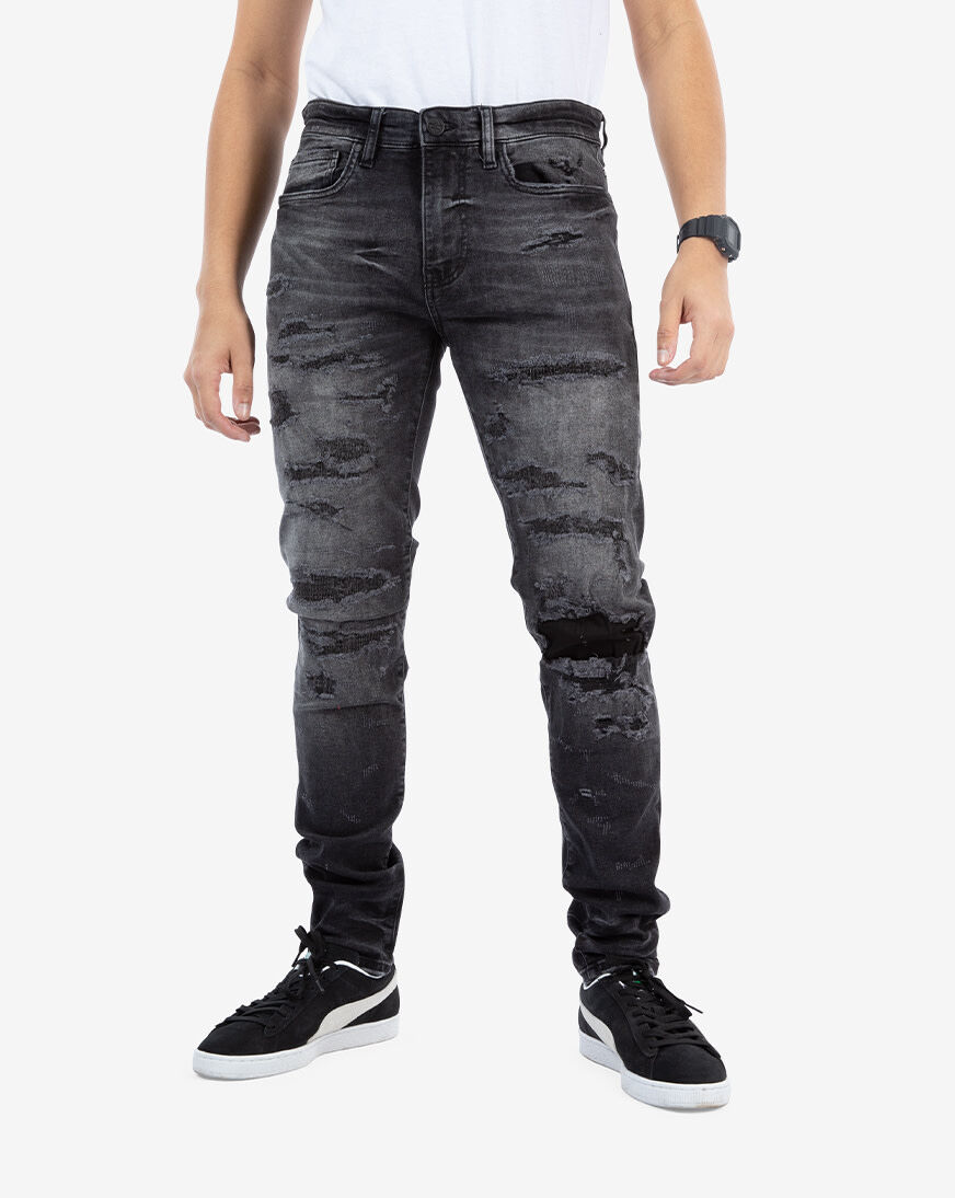 Jordan Craig Rip and Repair Denim Jeans 