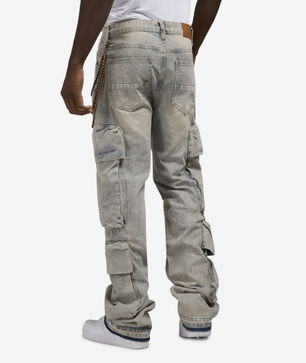 Baggy Cargo Pants With Chain