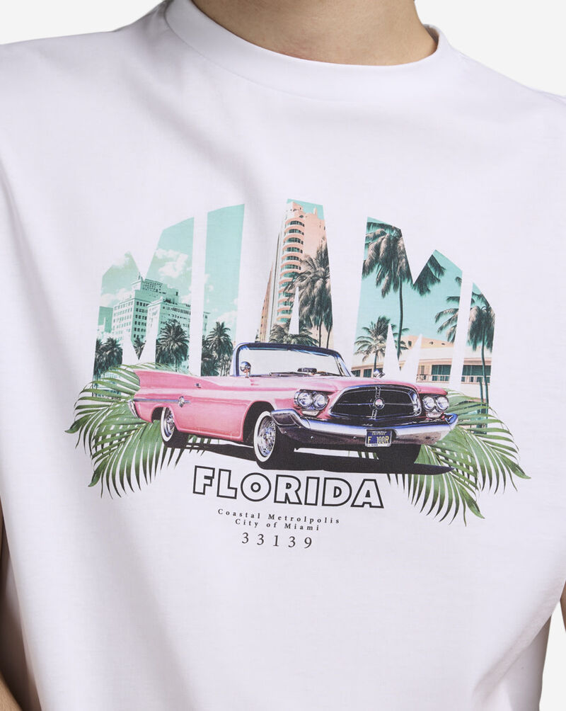 Graphic Tees MRT Miami Classic Car Tee MTUS184-US-00220 White 3
