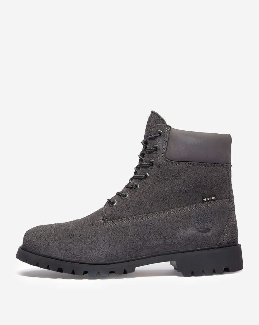 Shop Timberland 6 Inch Hairy Suede Premium Boot TB0A6F8FEEP1 grey