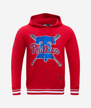 Philadelphia Phillies Mash Up Rib Fleece Pull Over Hoodie 