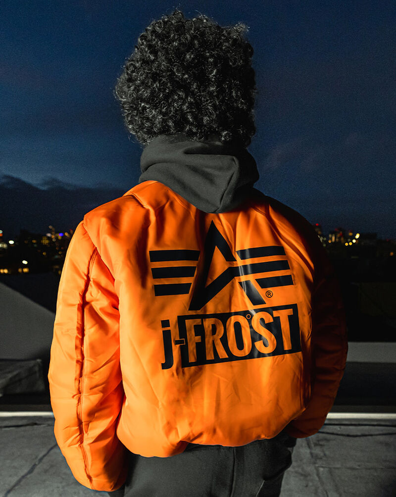 J-Frost x Alpha Industries Reversible Nylon Bomber CJJ53500C1-BLK Black 6