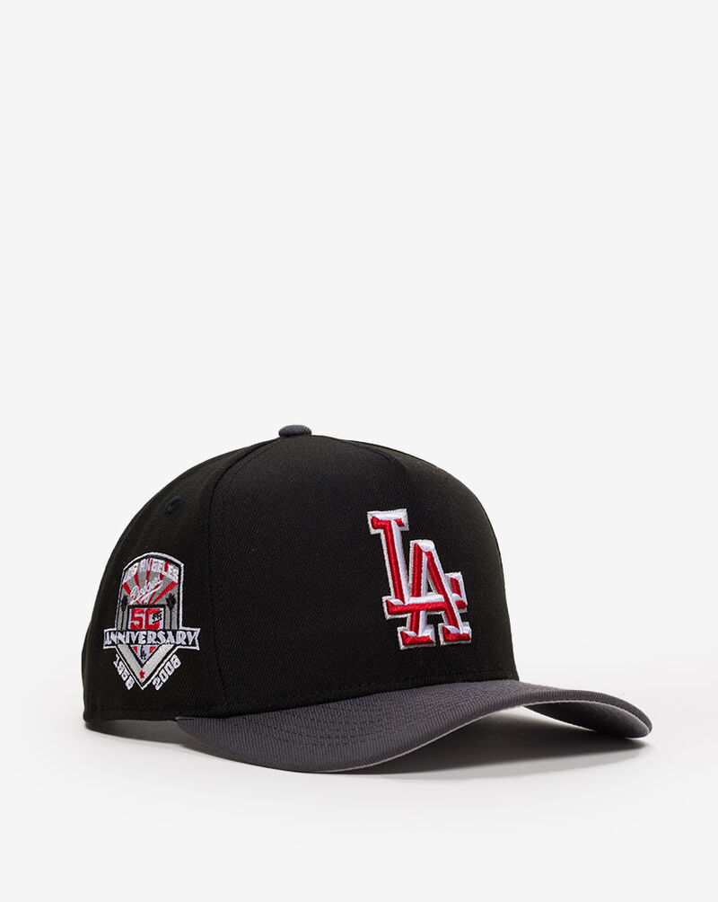 New Era 9Fifty Los Angeles Dodgers A-Frame Snapback Hat 70906492 Black 1