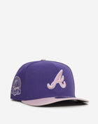 New Era 9Fifty Atlanta Braves A-Frame Snapback Hat 71011754 Purple 1