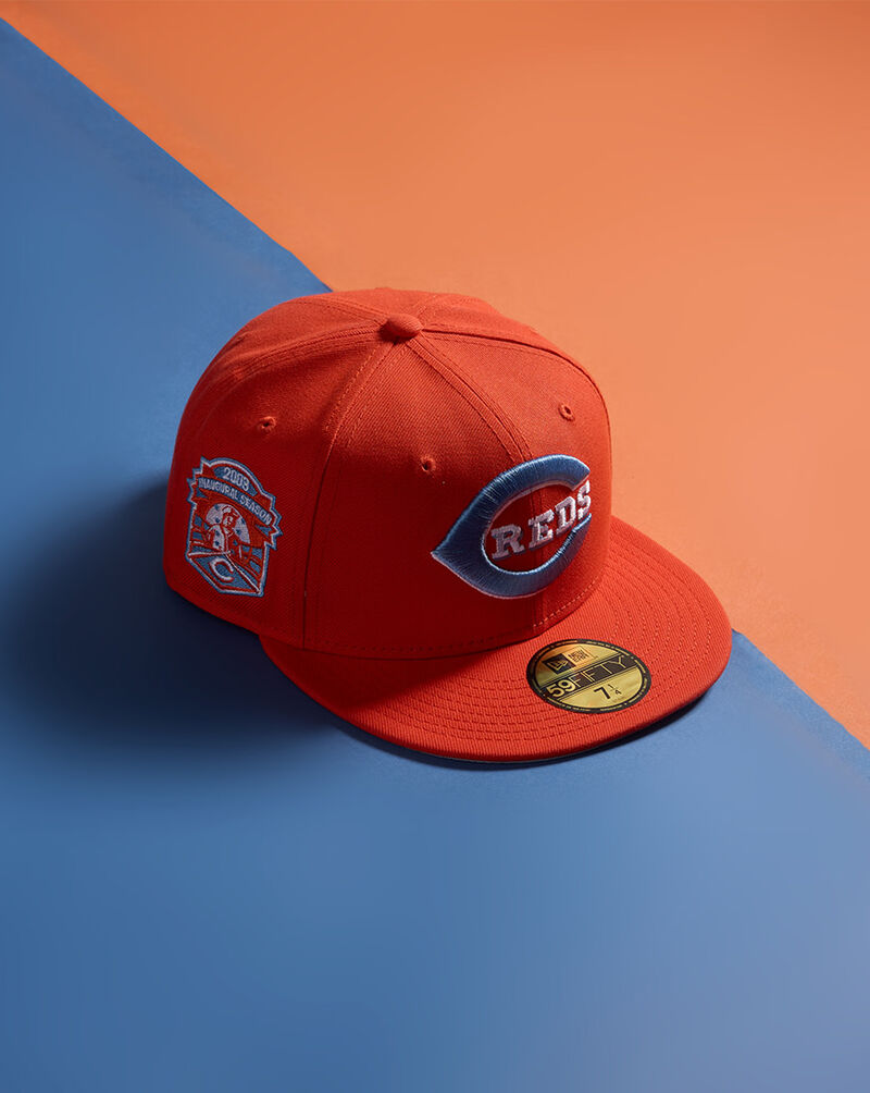 New Era 59Fifty Cincinnati Red Fitted Hat 71011939 Orange 5