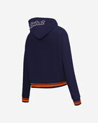 Detroit Tigers Mash Up Rib Fleece Cropped Pullover Hoodie
