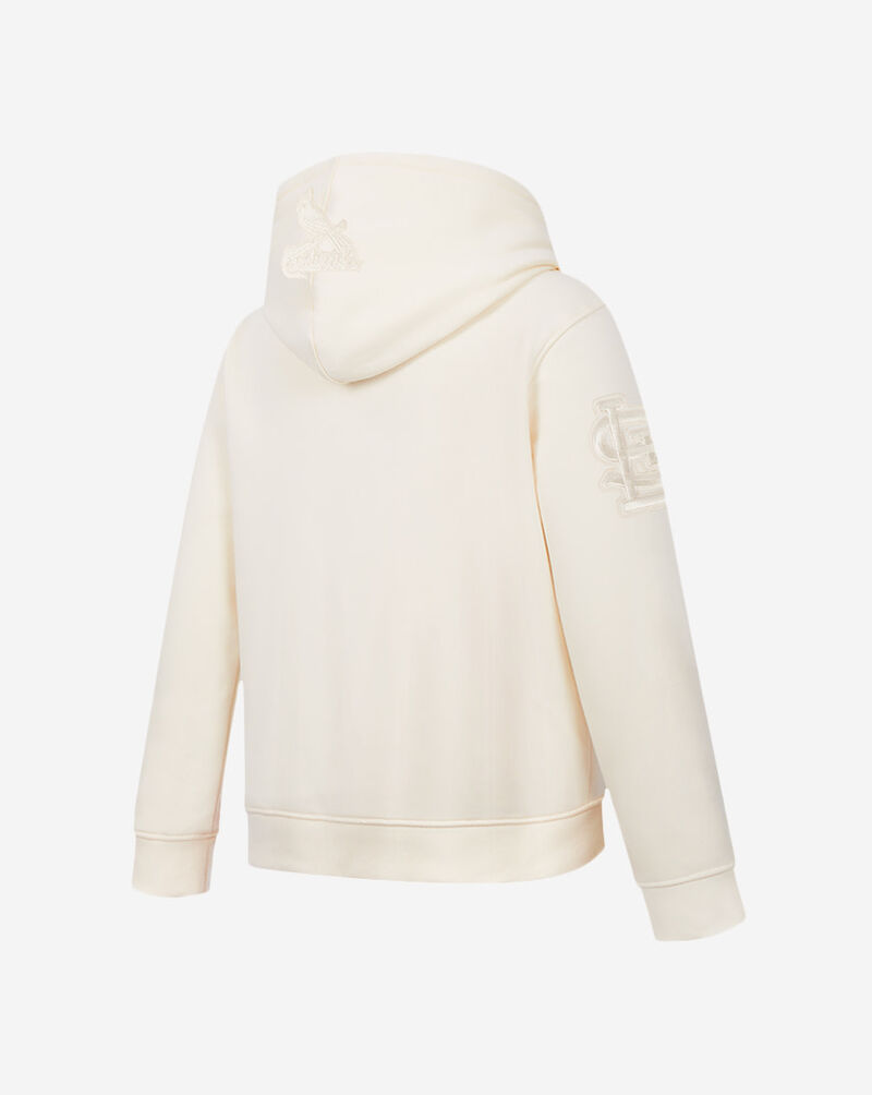 PRO STANDARD Big Boys' St. Louis Cardinals Neutral Fleece Pull Over Hoodie LSCB5315018-EGG cream 3