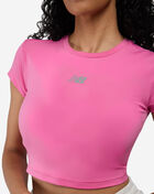 New Balance Harmony Fitted Performance Tee WT61O2GJ-AAC Pink 3