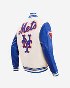 New York Mets Retro Classic Rib Wool Varsity Jacket