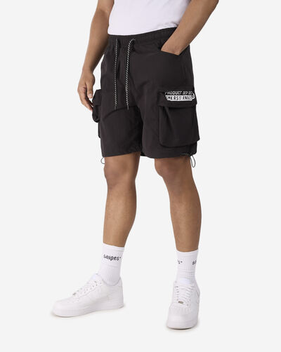 Nylon Cargo Shorts