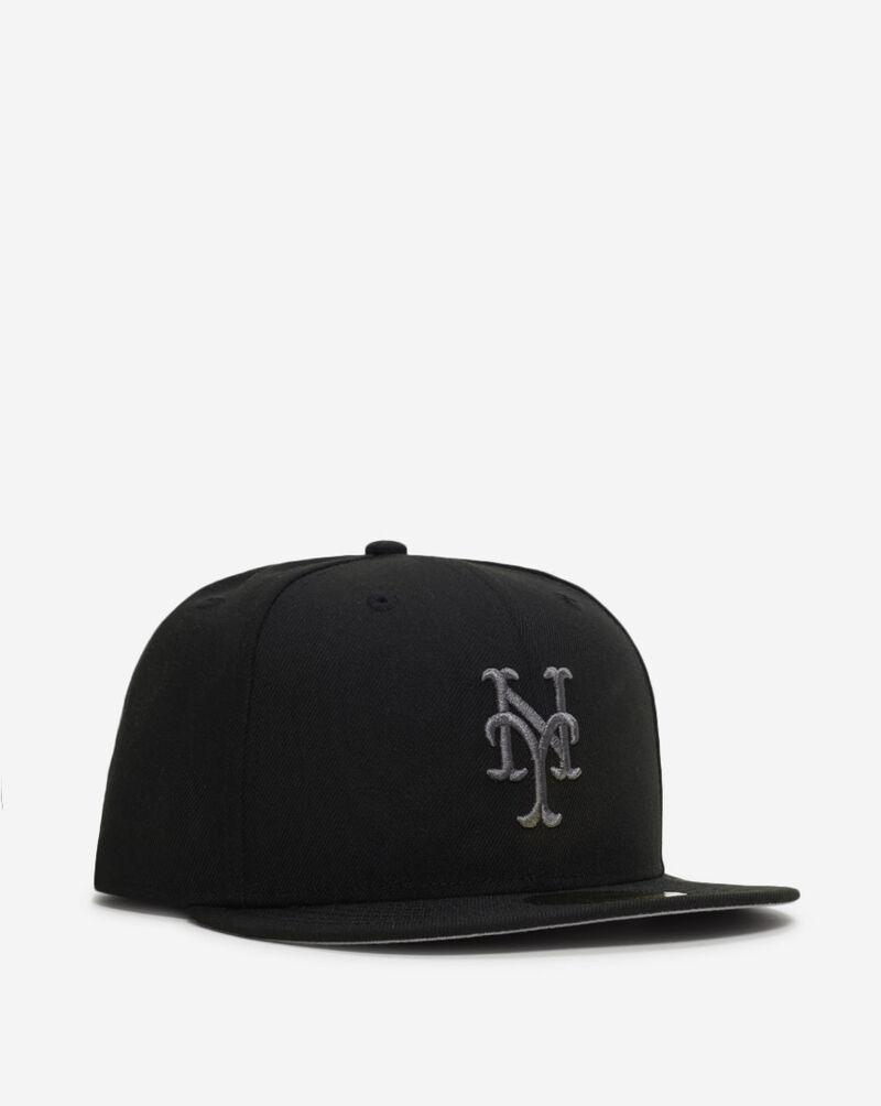 New Era 59Fifty New York Mets Core Fitted Hat 71032187 Black 1