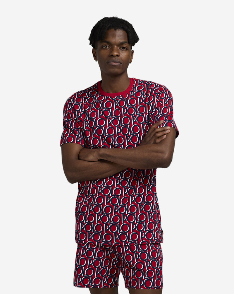 Polo Ralph Lauren Printed Polo Sleep Shirt PL88FR-A37Y Red 1