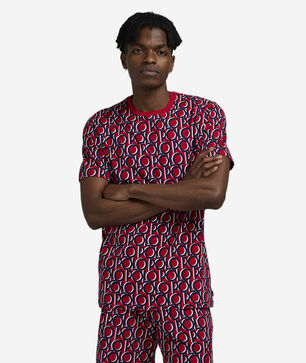 Printed Polo Sleep Shirt