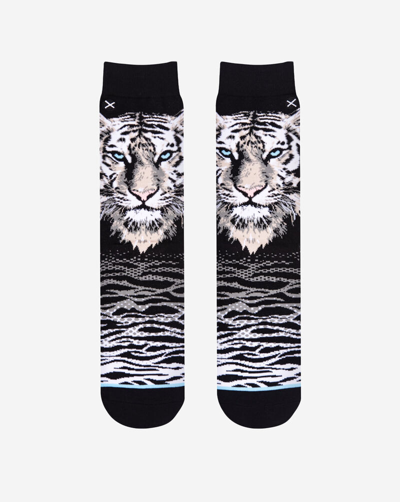 Odd Sox White Bengal Crew Socks (L) 34054MONCD Multi 1