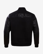Philadelphia Eagles Triple Black Wool Varsity Jacket