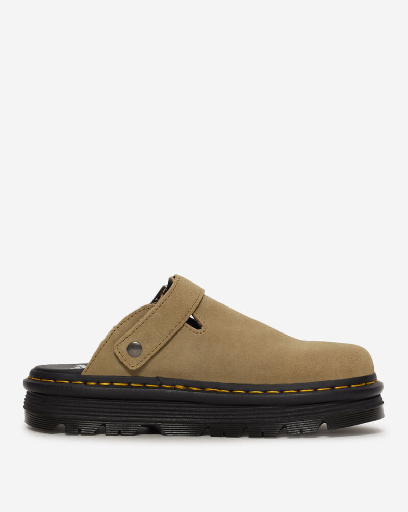 Dr. Martens Zebzag Suede Slingback Platform Mules 31737439 Beige 4