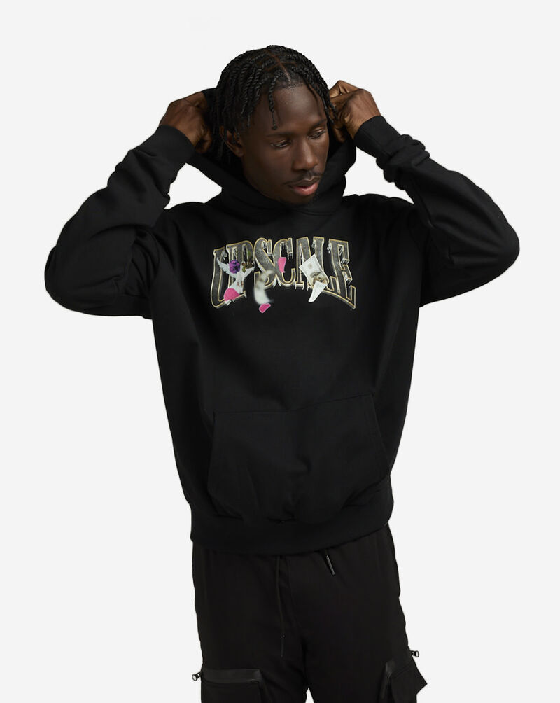 Upscale Throne of Stacks Hoodie MTUS214-00007 Black 1