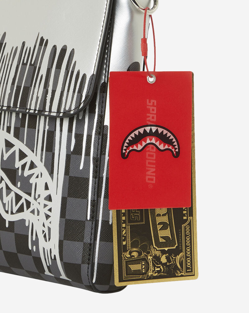 Sprayground Platinum Drips Messenger Bag B5324 Black 5