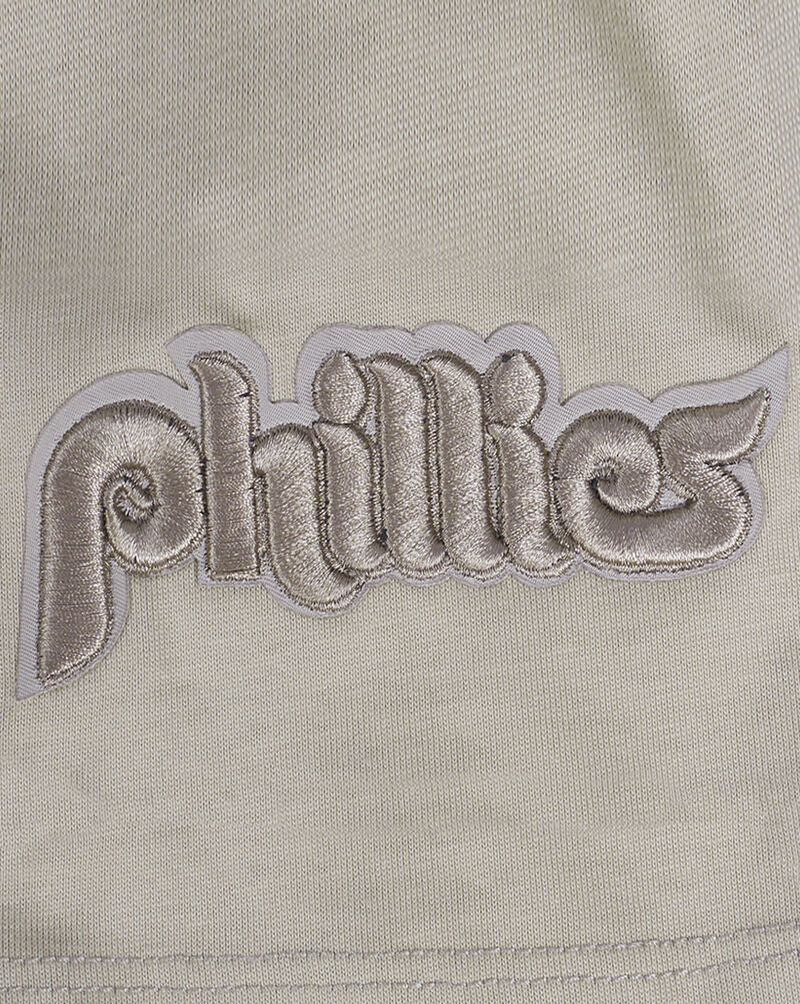 PRO STANDARD Philadelphia Phillies Neutral Drop Shoulder Tee  LPH1311725-TAU Beige 4