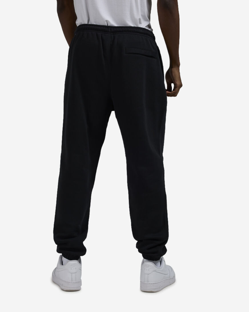 Shop Nike Club Cuffed Brushed Fleece Pants FN3808-010 black