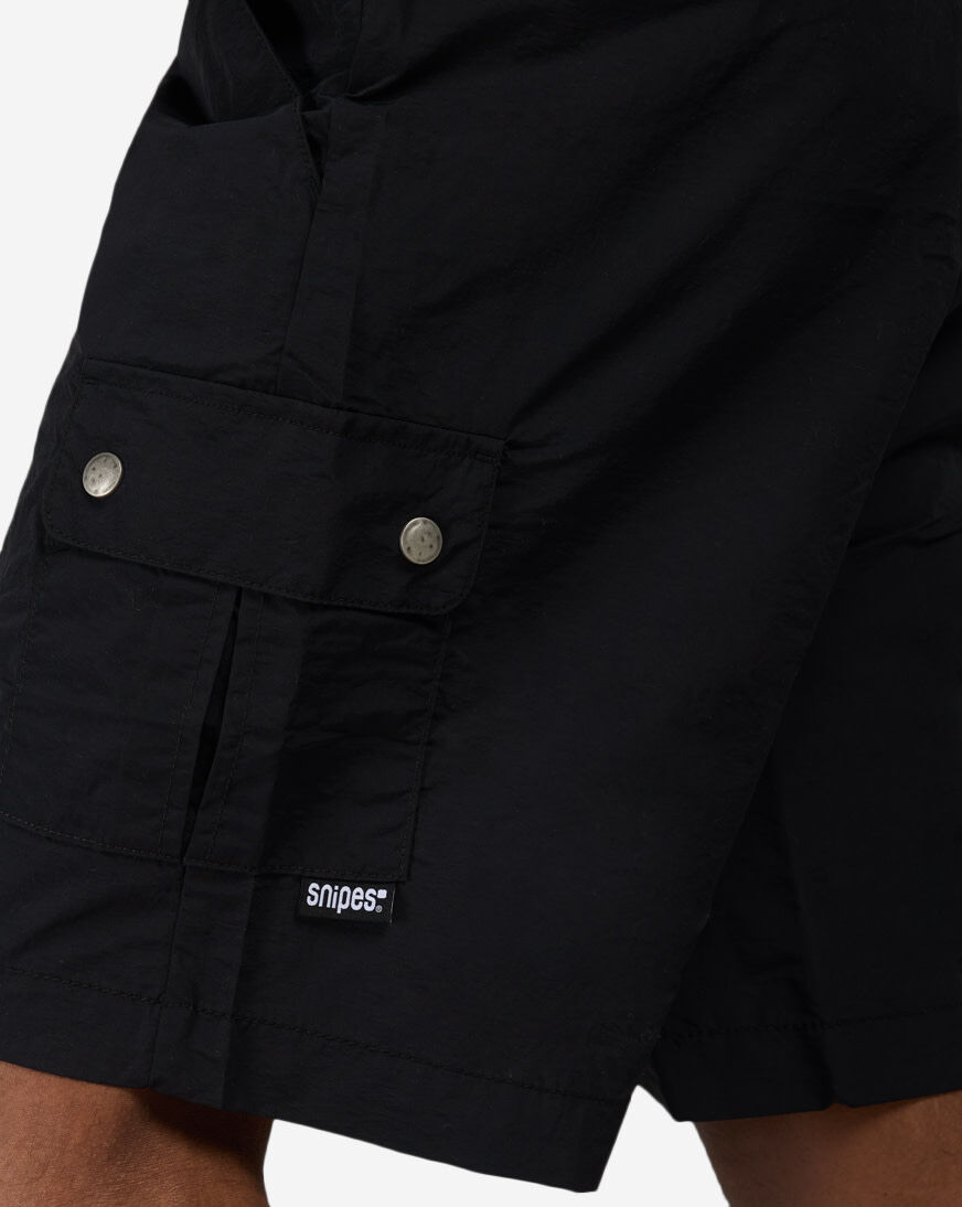 Shop SNIPES Nylon Cargo Shorts FW25MF016-001 black | SNIPES USA