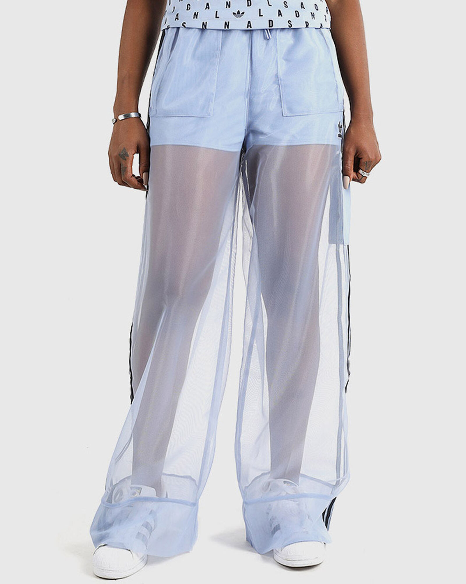 mesh track pants