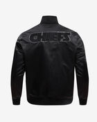 Kansas City Chiefs Triple Black Satin Jacket