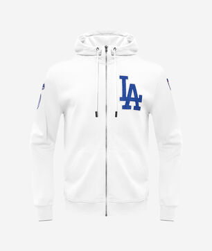 Los Angeles Dodgers Classic Chenille Double Knit Full-Zip Hoodie