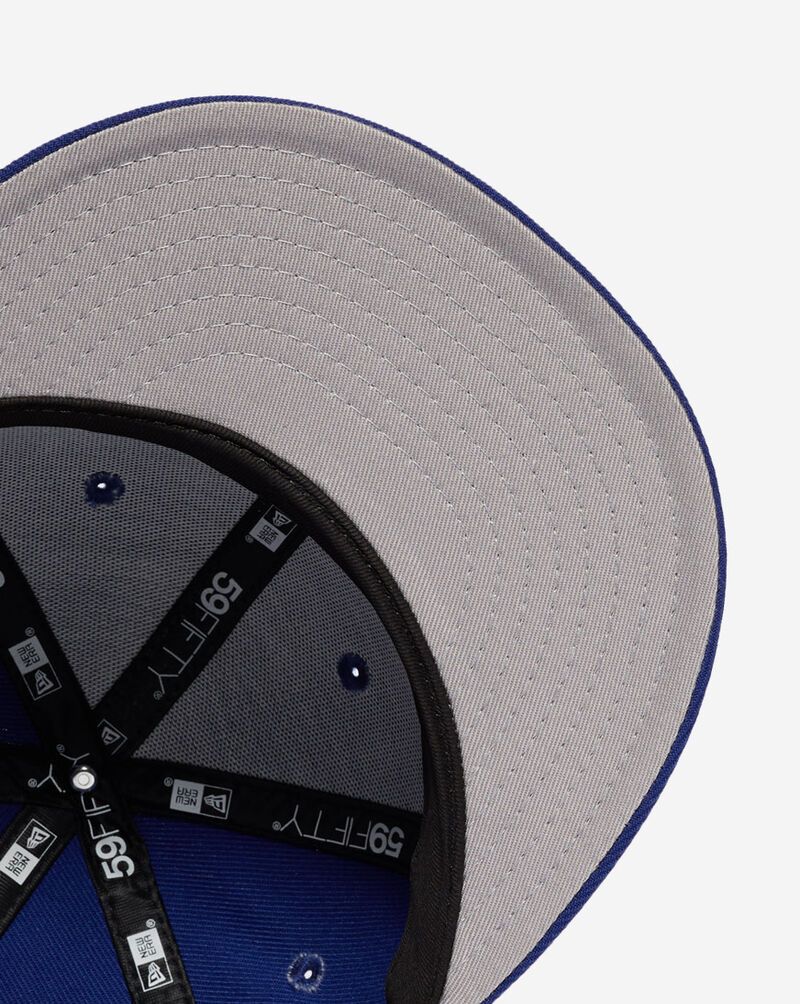 New Era 59Fifty Los Angeles Dodgers Embroidery Wordmark Fitted Hat 60792433 Blue 4
